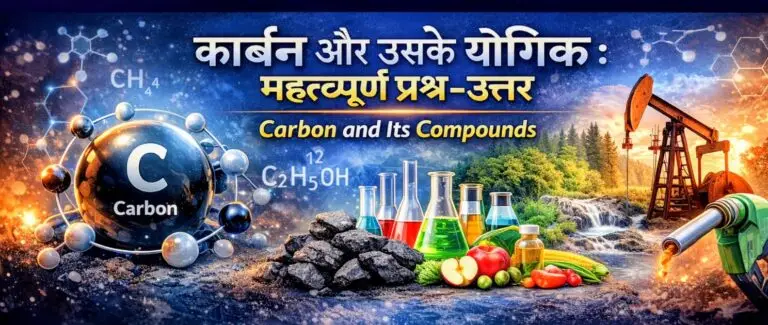 कार्बन एवं इसके यौगिक karbon-carbon tatha iske yogik Important Q&A