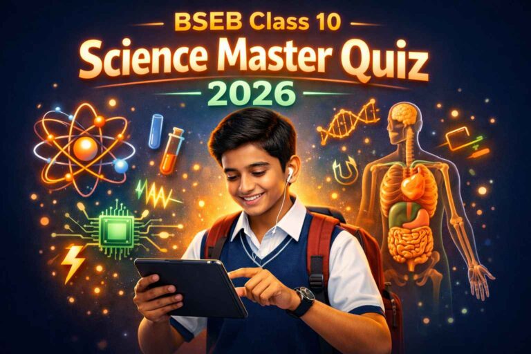 Best BSEB Class 10 Science Viral Objective Quiz 2026 Set 3 Matric Exam Preparation