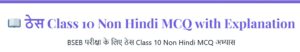 ठेस Class 10 Non Hindi MCQ with Explanation